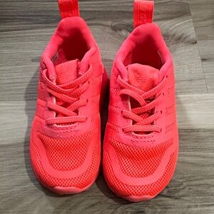 Adidas Toddler Size 4C Neon Pink Sneakers